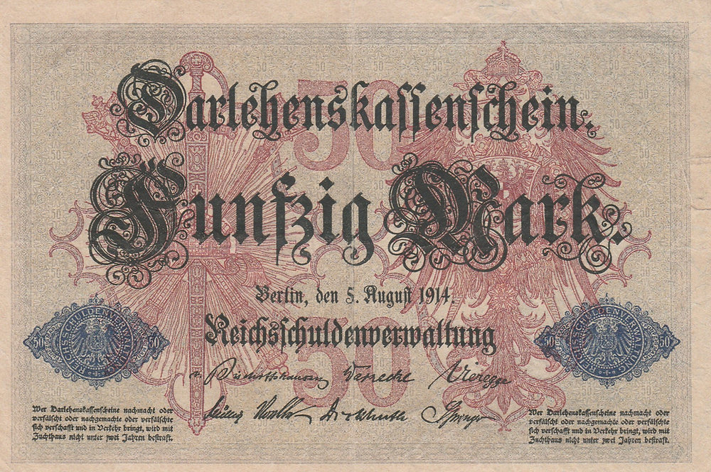 Pre-WW2 German Papiermark Image